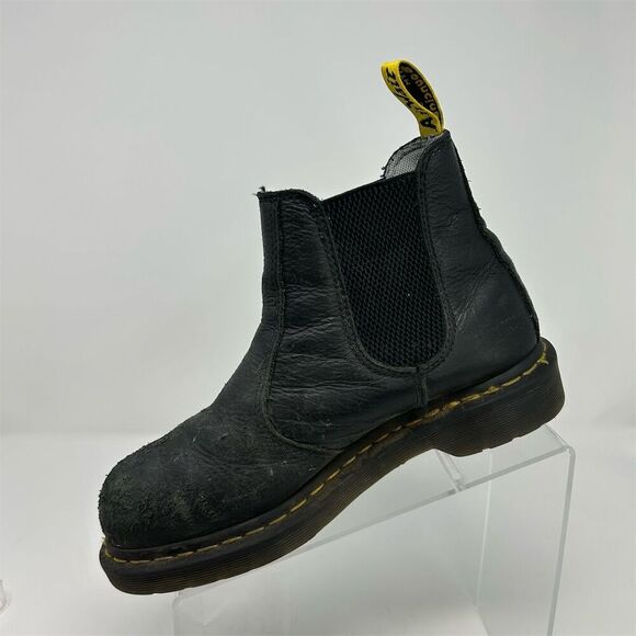 Dr. Martens Arbor ST Chelsea Boots Black Leather Steel Toe Slip Resistant Size 7 - Picture 4 of 16